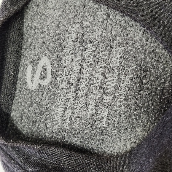 "Happy Pills" Women's Heather Gray Cropped Sweatshirt Purple "Brokenhardened" S - Picture 7 of 8